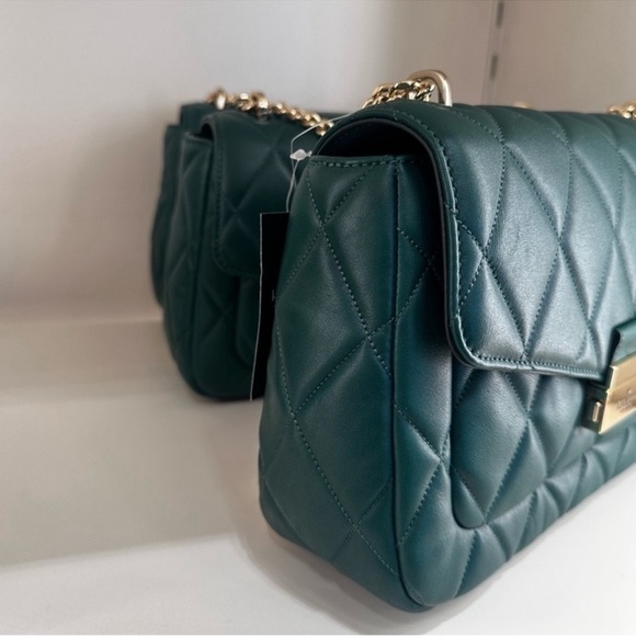 Kate Spade Carey Quilted Flap Shoulder Bag
Deep Jade - Picture 3 of 8